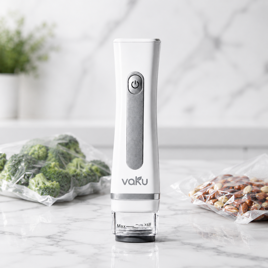 Vaku – Selladora al Vacío Portátil para Alimentos  | Batería Recargable